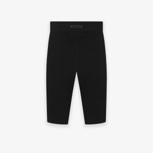 Essentials Biker Kurze Hose Damen Schwarz | 5714NVEDY