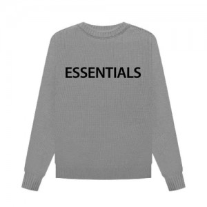 Essentials Fear Of God Overlapped Sweatshirt Gray | 1324BUTFH