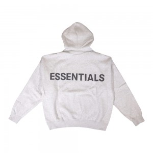 Essentials Fear of God 3M Logo Pullover Hoodie Grau | 9456VHFLO