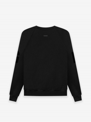 Essentials Fear of God Crewneck Sweatshirt Schwarz | 3165XGMQT