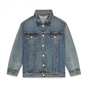 Essentials Fear of God Denim Jacken Dunkelblau | 7453HDEAY