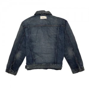 Essentials Fear of God Denim Trucker Jacken Dunkelblau | 7043PYWTX