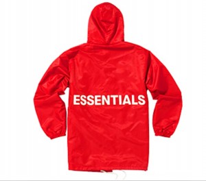 Essentials Fear of God Graphic Mit Kapuze Coach Jacken Rot | 5028FNYHG