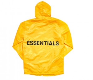 Essentials Fear of God Graphic Mit Kapuze Coach Jacken Gelb | 2043WFPBR