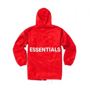 Essentials Fear of God Mit Kapuze Jacken Rot | 7432GCMYN
