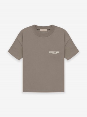 Essentials Fear of God T-shirts Gray | 1452UFPAT