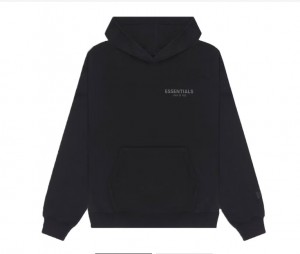 Essentials Fear of God x TMC Crenshaw Hoodie Schwarz | 8497KAFBZ