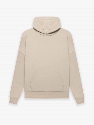 Essentials Fleece Hoodie Beige | 4538DYWTG