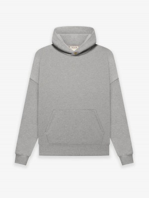 Essentials Fleece Warm Hoodie Grau | 6895QGSNL