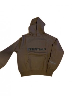 Essentials Hoodie Braun | 6023FCSEJ