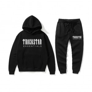Essentials Trackstar Gatti Trainingsanzug Schwarz | 3265NYMXO
