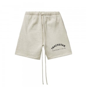 Essentials Trackstar London Bridge Kurze Hose Gray | 8603EGNIJ