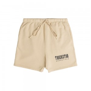 Essentials Trackstar London Kurze Hose Beige/Black | 6170GWUXV