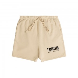 Essentials Trackstar London Kurze Hose Beige | 6485DQRBL