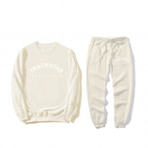 Essentials Trackstar London Logo Relaxed Trainingsanzug Weiß | 4716YIGJB