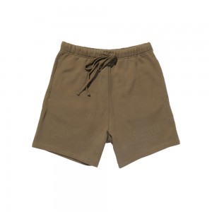 Essentials Trackstar London Premium Kurze Hose Dunkelbraun | 4976ZVBQK