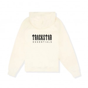 Essentials Trackstar Mode Hoodie Beige | 3597NMYTE