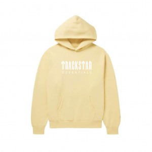Essentials Trackstar Mode Hoodie Cream/White | 8761IHSWQ