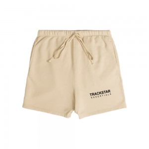 Essentials Trackstar Mode Sweat Kurze Hose Beige/Black | 3526OGRXL