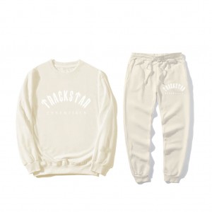 Essentials Trackstar Premium Logo Relaxed Trainingsanzug Weiß | 9253WTBNP