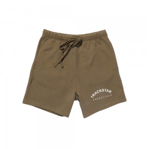Essentials Trackstar Premium Reflective Kurze Hose Braun | 7512LRXUQ