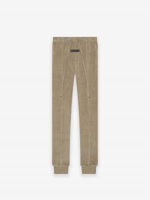 Essentials Velour Jogginghose Braun | 7062ZWUOR
